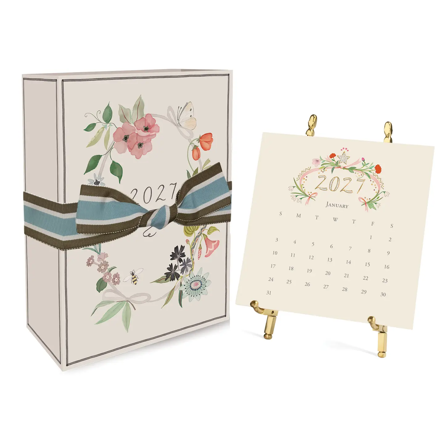 Karen Adams 2027 Desk Calendar & Refill